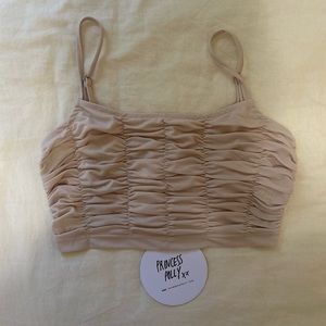 Princess Polly Adrienne Top Beige